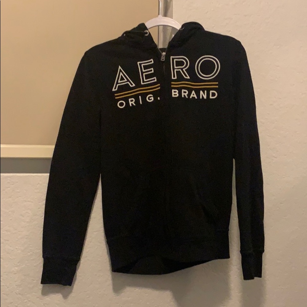 Black long sleeved Aeropostale hoodie